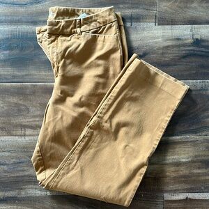High rise pixie straight ankle pants